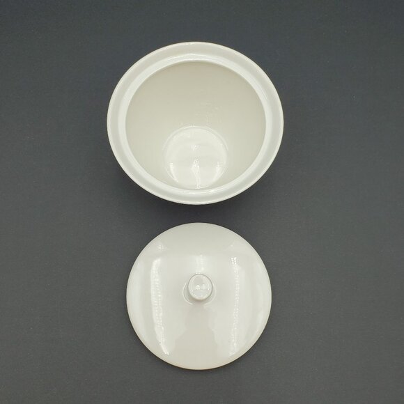 Franciscan Cloud Nine White Sugar Bowl & Lid Whitestone Ware Lidded Bowl - Picture 3 of 5